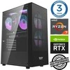 Stacionarus kompiuteris INTOP Ryzen 7 5700X 32GB 250SSD M.2 NVME+2TB RTX3050 6GB no-OS (RW42961NS)