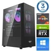 Stacionarus kompiuteris INTOP Ryzen 7 8700F 32GB DDR5 1TB SSD M.2 NVME+2TB RTX5060 8GB WIN11Pro (RW58904)