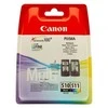 CANON 1LB PG-510 / CL-511 rašalo kasetė juodas ir spalva standartinė talpa juoda: 240 puslapių spalva: 244 puslapiai sudėtinė pakuotė