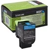 Lexmark 802C kasetė, žalsvai mėlyna