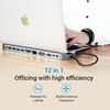 Vention Vėdinimo prijungimo stotis 12in1: USB-C prie HDMI/USB2.0 x 2/USB3.0 x 2/VGA/USB-C/RJ45/SD/TF