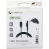 Kabelis 4smarts Connect Cable USB-C 5A 1m do Microsoft Surface juoda