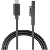 Kabelis 4smarts Connect Cable USB-C 5A 1m do Microsoft Surface juoda