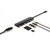 4smarts HUB 6in1 DeX Function 2xUSB-A 3.0/USB-C/HDMI/SD/MicroSD pilkos spalvos 468782
