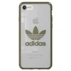 Adidas Clear Case Silikoninis dėklas Apple iPhone 7 / 8 Transparent - Žalias