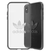 Adidas Clear Case Silikoninis dėklas Apple iPhone X / XS Transparent - Juodas (EU Blister)