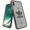 Adidas Clear Case Silikoninis dėklas Apple iPhone X / XS Transparent - Juodas (EU Blister)