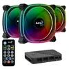 Aerocool Astro 12 Pro Kompiuterio korpusui Aušinimo rinkinys 12 cm Juoda