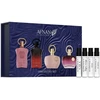 Afnan Discovery Set 9pm EDP rinkinys moterims (EDP 9pm 2 ml + EDP 9pm Rebel 2 ml + EDP 9pm Femme 2 ml + EDP 9am Femme 2 ml + EDP 9am Dive 2 ml)