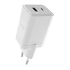 "Allity" sieninis įkroviklis GaN PD QC ATC-01-45WAC 1x USB-C 1x USB-A 45W baltas
