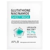 APLB Glutathione Niacinamide Sheet Mask lakštinė veido kaukė, 25 ml