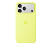Apple iPhone 17 Pro Max Silikoninis dėklas with MagSafe – Neon Geltona