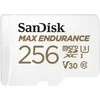 SanDisk MAX ENDURANCE Micro SDXC atminties kortelė 256GB + SD adapteris
