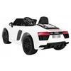 Ramiz Elektromobilis Audi R8 Spyder, baltas