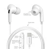 4smarts ausinės Melody Digital Basic USB-C laidinės D/A baltos spalvos 465590