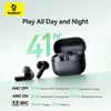 Ausinės Baseus Bass BF1 NC In-Ear True Belaidės Earphones Galaxy Mėlyna
