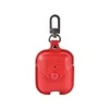 Devia Devia Lux Series Eco Leather Look Magnetic Carabiner dėklas Apple AirPods 1st Generation