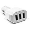Axiver Triple Premium Car charger 3 x USB 4.4A Baltas