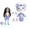 Mattel Čelsės „Cutie Reveal“ rinkinys, minkštutėlių kostiumų serija - triušelis + koala