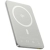 LiPo išorinis akumuliatorius (PowerBank) 10000mAh 27W su bevieliu QI2, magnetiniu laikikliu Magsafe Titanium Ultra-slim PicoGo AM41BASEUS
