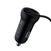 Transmiteris Baseus T-Typed S-16 Bluetooth MP3 grotuvas/FM bangų moduliatorius (laisvų rankų įranga,Micro SD,LCD,2xUSB Quick Charge 2.1A įkroviklis) juodas CCTM-D01