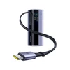 LiPo išorinis akumuliatorius (Powerbank) 20000mAh 145W, su įmontuotu USB-C kabeliu, USB-A, USB-C pilkas EnerGeek GR11 BASEUS