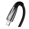 USB-C laidas, skirtas Lightning Baseus Glimmer Series, 20W, 2m (juodas)