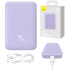 Baseus Magnetic Mini Power Bank 10000mAh 20W MagSafe / violetinė