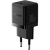 Baseus Sieninis įkroviklis Palm 30W USB-C QC3.0 PD3.0 su USB-C kabeliu 1m, juodas