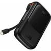 Powerbank 10000mAh 20W Baseus Qpow Pro Overseas Edition + USB C 3A kabelis - juodos spalvos