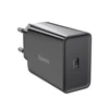 Baseus Speed Mini greitas įkroviklis USB-C PD 3A 20W juodas
