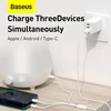 Baseus Superior Series Fast Charging Data Cable USB-A to USB-C / microUSB / Lightning 3.5A 0.5m / Stellar Baltas