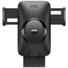 Baseus Wisdom Auto Alignment Car Mount Wireless Charger 15W (Air Outlet) / juodas