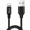 Baseus Yiven Lightning kabelis 120cm 2A - Juodas