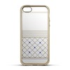Dėklas Beeyo Luxury Silicone Back Case For Samsung G930 Galaxy S7 Transparent - Gold