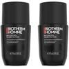Biotherm Homme 72H Day Control Extreme Protection Roll-on rutuliniai dezodorantai vyrams, 2 x 75 ml