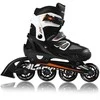 Blackwheels reguliuojami riedučiai Sonic juodos/oranžinės spalvos 40-43