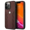 Apple iPhone 13 Pro BMW dėklas odinis Curve Perforate (BMHCP13LRSPPR) raudonos spalvos