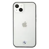 Apple iPhone 13 Mini BMW dėklas Signature Collection (BMHCP13SPCUMRBK) skaidrus