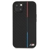 Dėklas BMW BMHCP13STRTBK iPhone 13 mini 5,4" juoda/juodas kietasis M kolekcijos trikampiai