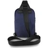 BMW Nylon Pocket &amp; Metal Logo Crossbody Phone Bag - Navy Mėlyna