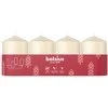 Bolsius Cylinder Candles 4pcs 60x40mm Kreminis