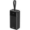 BWOO 65W išorinė baterija 30000 mAh 2x USB-A, 1 x USB-C su LCD ekranu, juoda