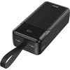 Powerbank BWOO 65W power bank 30000 mAh 2 x USB-A, 1 x Type C su wyświetlaczem LCD juoda
