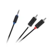 Jack kabelis 3.5-2RCA 1.8 m Cabletech standartas