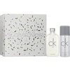 Rinkinys Calvin Klein: CK One tualetinis vanduo unisex, 100 ml + CK One 24 val. apsaugos dezodorantas purškiklis vyrams, 150 ml