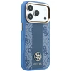 Dėklas Guess Case for IPHONE 18 Pro Max/17 Pro Max compatible with MagSafe (Stripe Round and Classic Logos 4G) light mėlynas