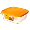 Galicja Curver / Keter CURVER MAISTO KONTEINYS "FRESH&amp;GO" SQUARE 1,7L /Geltonas/ SKAIDRUMAS