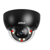 „Dahua Technology Co“ IP kameros kupolas. 4MP 1/2,9 colio CMOS, 2,8 mm, 101° F1.6, 20–25 kadrų per sekundę, IR+LED 30 m, WDR, IVS, IP67, IK10, mikrofonas.