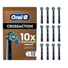 Oral-B Pro CrossAction Heads 12 Pack Frustration-Free Packaging
